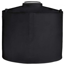 100 Gallon Dura-Cast Black Plastic Vertical Water Storage Tank