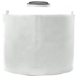 500 Gallon Dura-Cast White Vertical Storage Tank
