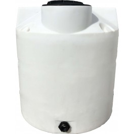 650 Gallon Heavy Duty Dura-Cast White Vertical Storage Tank