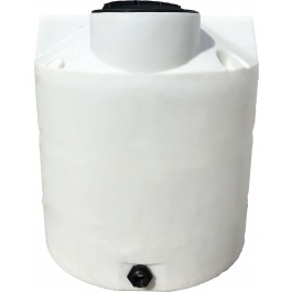 650 Gallon Dura-Cast White Vertical Storage Tank
