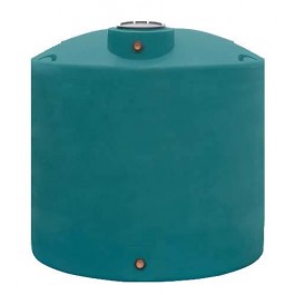 1550 Gallon Dura-Cast Green Plastic Vertical Water Storage Tank