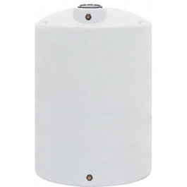 2200 Gallon Heavy Duty Dura-Cast White Vertical Storage Tank