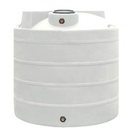 2500 Gallon Dura-Cast White Vertical Storage Tank