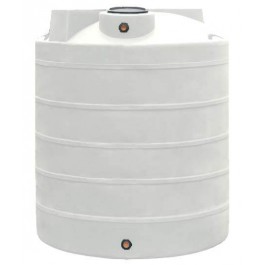 3000 Gallon Heavy Duty Dura-Cast White Vertical Storage Tank