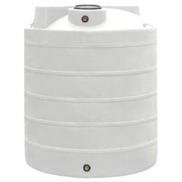 3000 Gallon Dura-Cast White Vertical Storage Tank