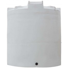 4000 Gallon Dura-Cast White Vertical Storage Tank