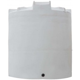 4000 Gallon Heavy Duty Dura-Cast White Vertical Storage Tank