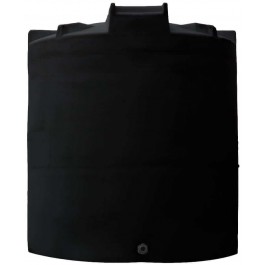 4000 Gallon Dura-Cast Black Plastic Vertical Water Storage Tank