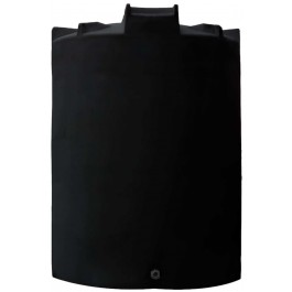 5000 Gallon Dura-Cast Black Plastic Vertical Water Storage Tank