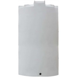 6000 Gallon Dura-Cast White Vertical Storage Tank