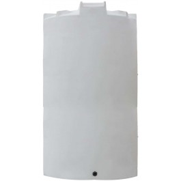 6000 Gallon Heavy Duty Dura-Cast White Vertical Storage Tank