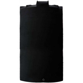 6000 Gallon Dura-Cast Black Plastic Vertical Water Storage Tank