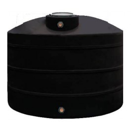 900 Gallon Dura-Cast Black Plastic Vertical Water Storage Tank