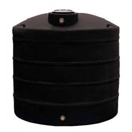 1100 Gallon Dura-Cast Black Plastic Vertical Water Storage Tank