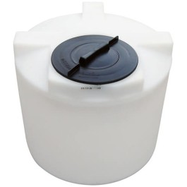 22 Gallon CRMI White Plastic Vertical Storage Tank