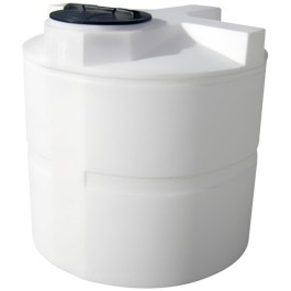 330 Gallon CRMI White Plastic Vertical Storage Tank