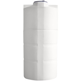 750 Gallon HD CRMI White Plastic Vertical Storage Tank