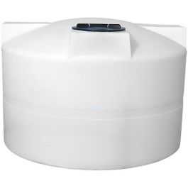 750 Gallon CRMI White Plastic Vertical Storage Tank