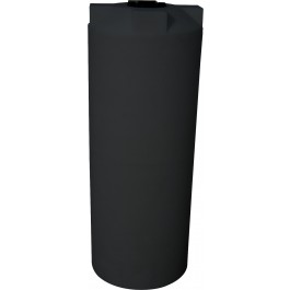 110 Gallon CRMI Black Plastic Vertical Water Storage Tank