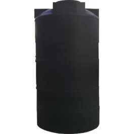 1225 Gallon CRMI Black Plastic Vertical Water Storage Tank