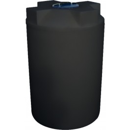 130 Gallon CRMI Black Plastic Vertical Water Storage Tank