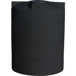 1500 Gallon CRMI Black Plastic Vertical Water Storage Tank