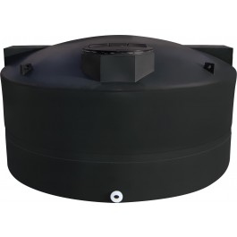 1600 Gallon CRMI Black Plastic Vertical Water Storage Tank