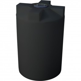 220 Gallon CRMI Black Plastic Vertical Water Storage Tank