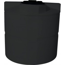 330 Gallon CRMI Black Plastic Vertical Water Storage Tank