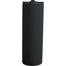 500 Gallon CRMI Black Plastic Vertical Water Storage Tank