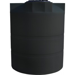 825 Gallon CRMI Black Plastic Vertical Water Storage Tank