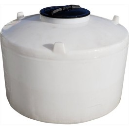 200 Gallon Dura-Cast White Vertical Storage Tank