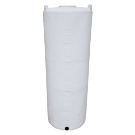 250 Gallon Dura-Cast White Plastic Vertical Water Storage Tank