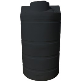 525 Gallon Dura-Cast Black Plastic Vertical Water Storage Tank