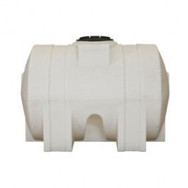 325 Gallon Dura-Cast Natural White Horizontal Leg Tank