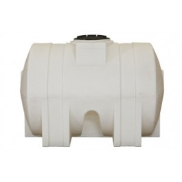 525 Gallon Dura-Cast Natural White Horizontal Leg Tank