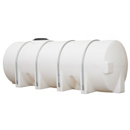 1025 Gallon Dura-Cast Natural White Horizontal Leg Tank