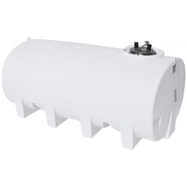 1600 Gallon Enduraplas Natural White Horizontal Leg Tank