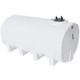 1900 Gallon Enduraplas Natural White Horizontal Leg Tank