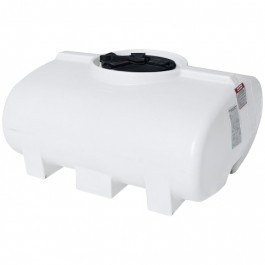 200 Gallon Enduraplas Natural White Horizontal Leg Tank