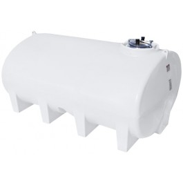 2800 Gallon Enduraplas Natural White Horizontal Leg Tank