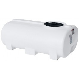 300 Gallon Enduraplas Natural White Horizontal Leg Tank