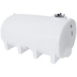 3200 Gallon Enduraplas Natural White Horizontal Leg Tank