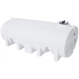 3500 Gallon Enduraplas Natural White Horizontal Leg Tank