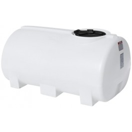 400 Gallon Enduraplas Natural White Horizontal Leg Tank