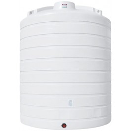 10000 Gallon Enduraplas Natural White Vertical Storage Tank