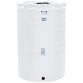 1100 Gallon Enduraplas Natural White Vertical Storage Tank
