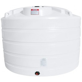 1350 Gallon Enduraplas Natural White Vertical Storage Tank