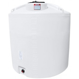 1400 Gallon Enduraplas Natural White Vertical Storage Tank