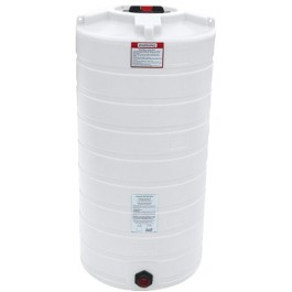 150 Gallon Enduraplas Natural White Vertical Storage Tank